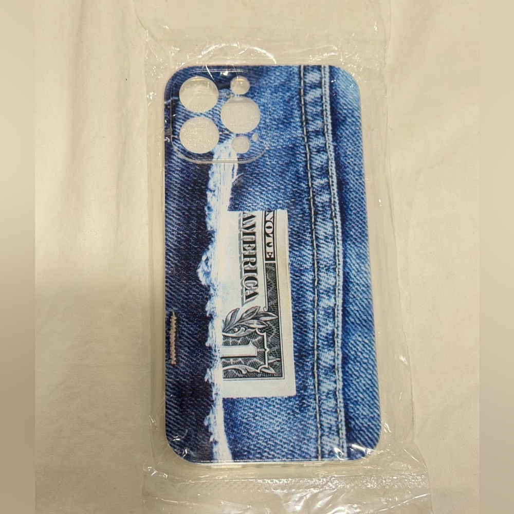 Denim Pattern Phone Case IPhone 13 Pro Max